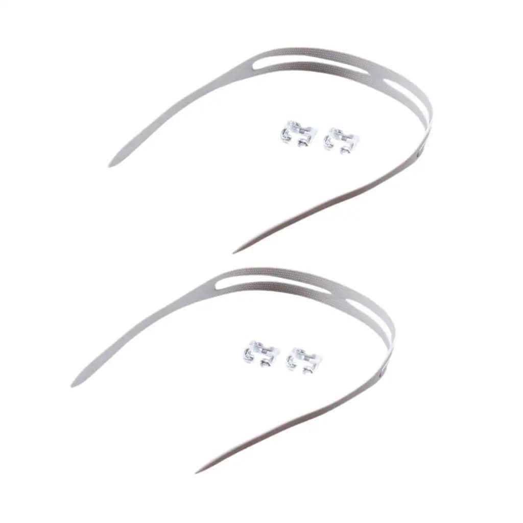 2 piece swim glasses straps with clip Light silicone spare parts