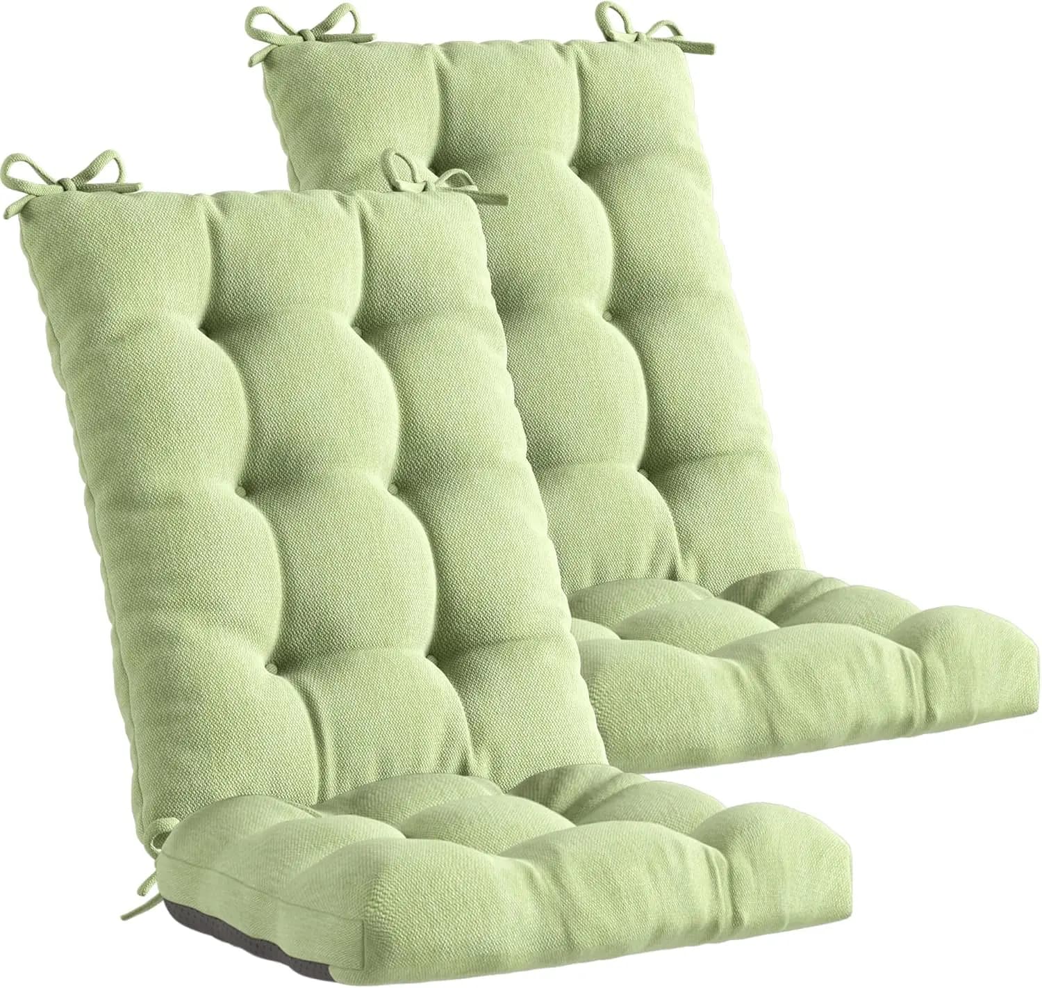 Set di cuscini per sedia a dondolo da esterno, resistenti all'acqua, di ricambio per patio, portico, giardino - Adatti alla maggior parte delle sedie a dondolo standard, confezione da 2