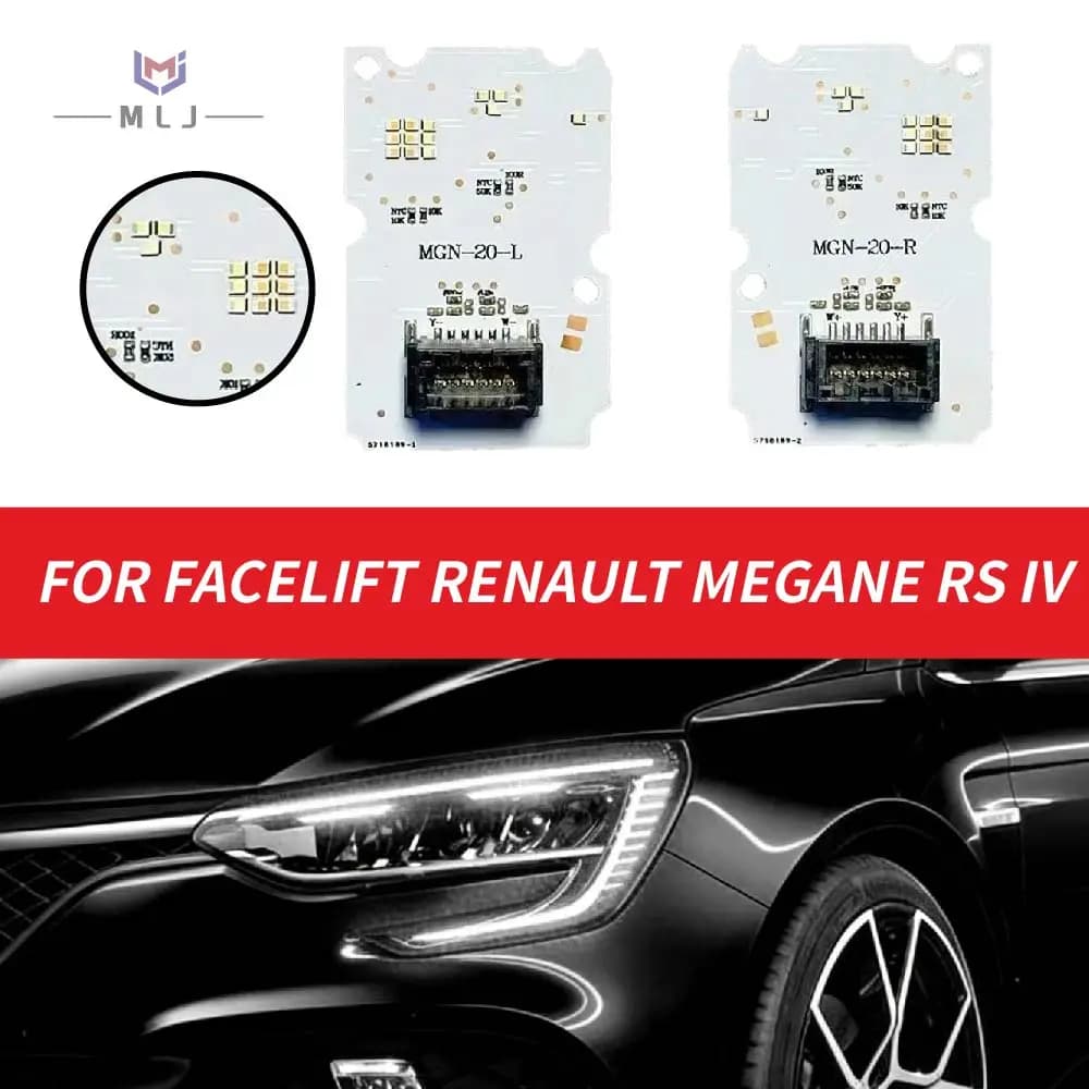 Modulo di controllo DRL e pannello luci diurne a LED bianche per fari Renault Megane RS IV Facelift - Ricambi OEM