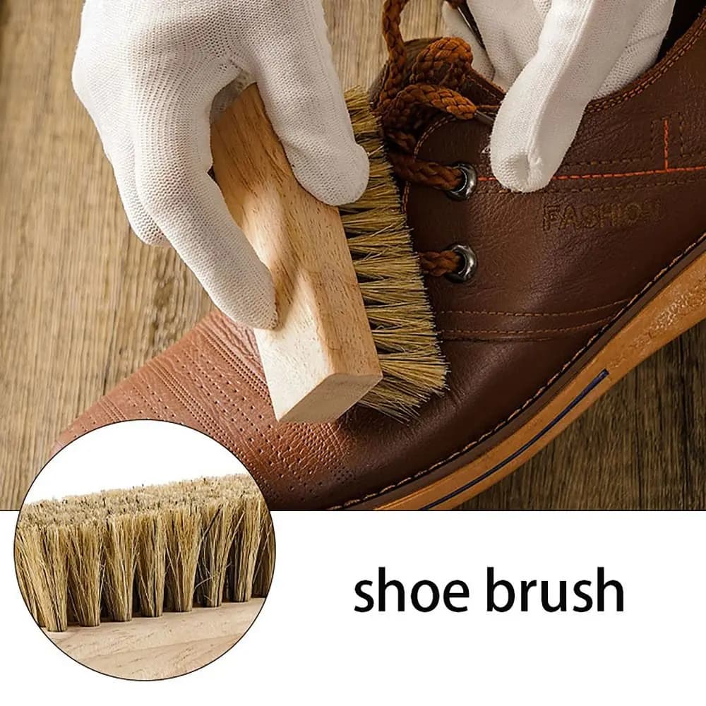 Spazzola per scarpe multifunzionale per rimozione dello sporco Decontaminazione con setole Spazzola per la pulizia della casa in legno Spazzola per la pulizia della casa