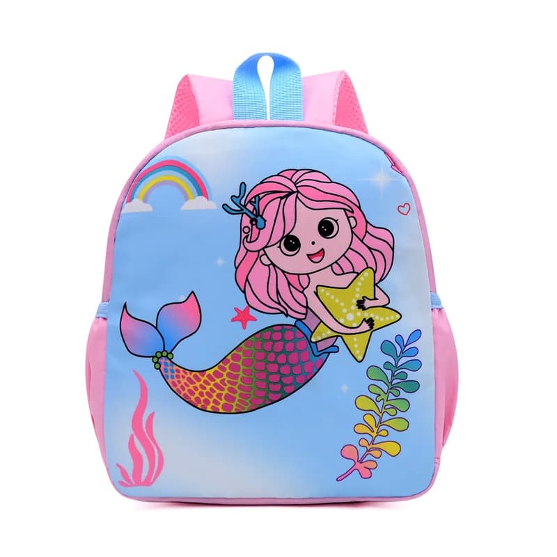 Cartoon Cute Dinosaur stampato zaini alla moda impermeabile scuola materna scuola primaria Bookbag studente zaino