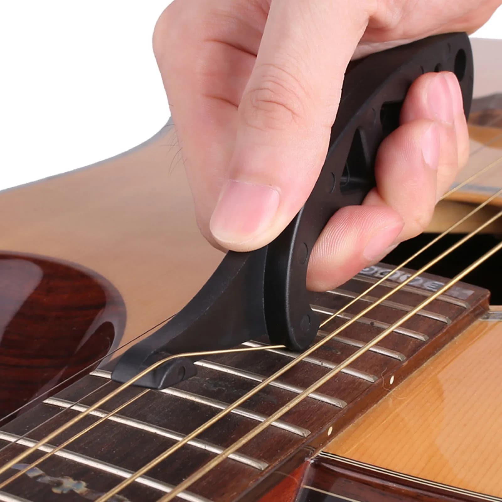 1Pc Strumenti musicali per barella per corde per chitarra elettrica in plastica portatile per chitarra acustica per violino per ukulele
