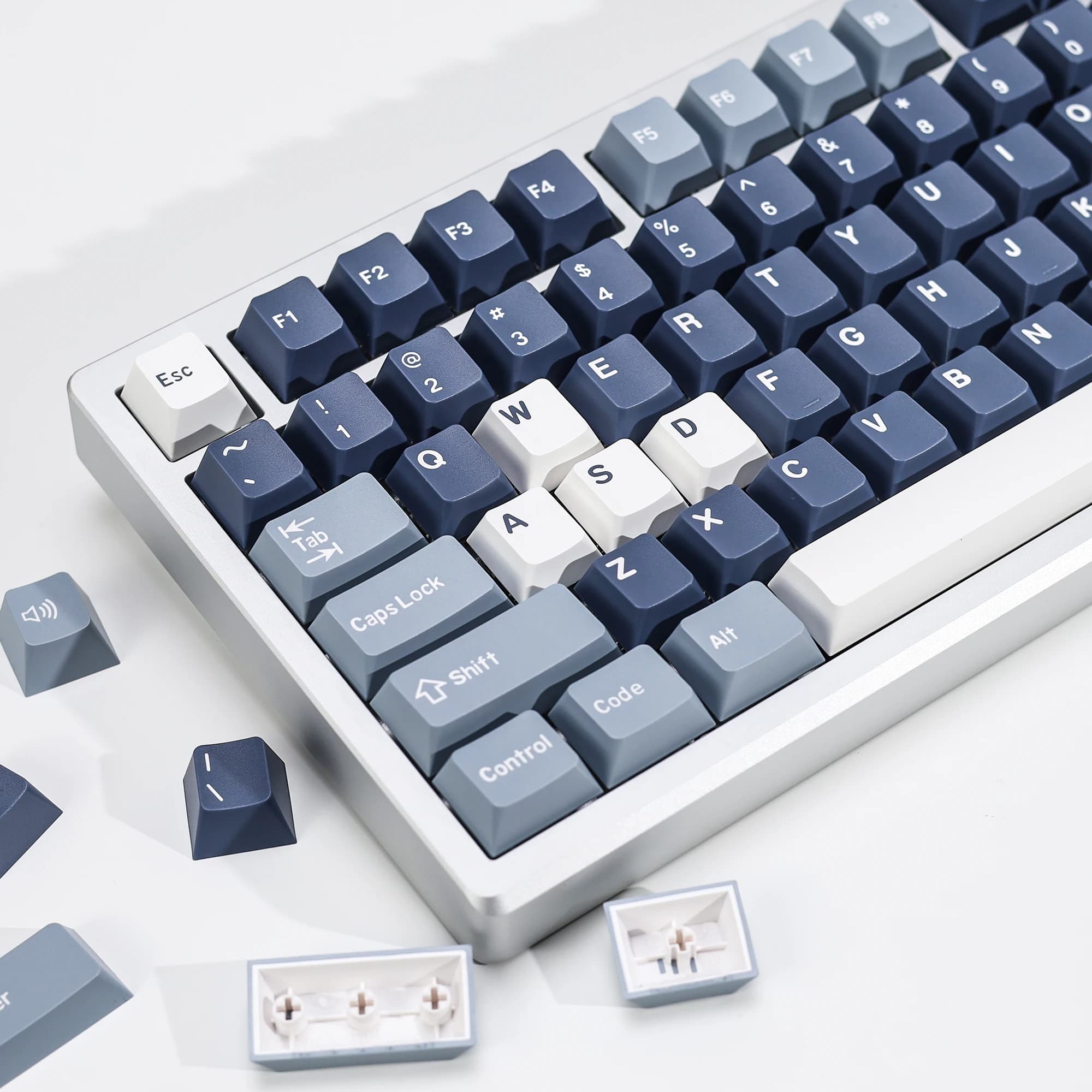 KBDiy Fishing Wheels ISO PBT Cherry Profile Retro Double Shot Keycap for Switches MX Alice 60 Gamer Mechanical Keyboard Cover