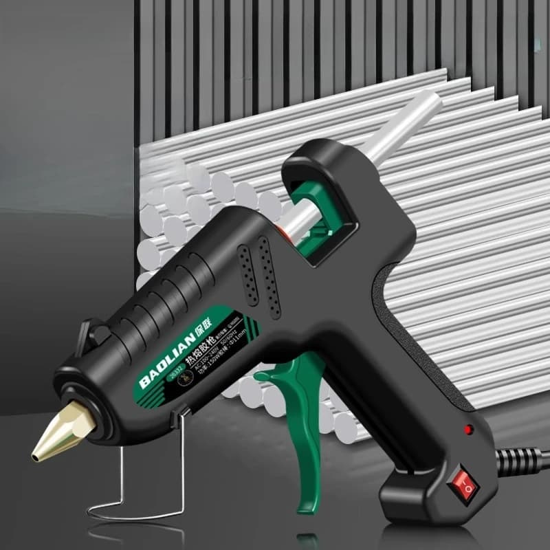 Home Hot Melt Glue Gun With Glue Sticks Industrial DIY Electrothermal Glue Gun Heat Temperature Thermo Electric Gun Repair Tool