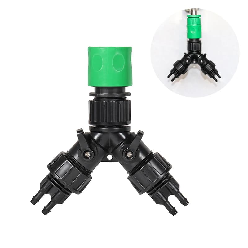 4-way watering tap adapter for 1/4′′′′′ garden hose irrigation system