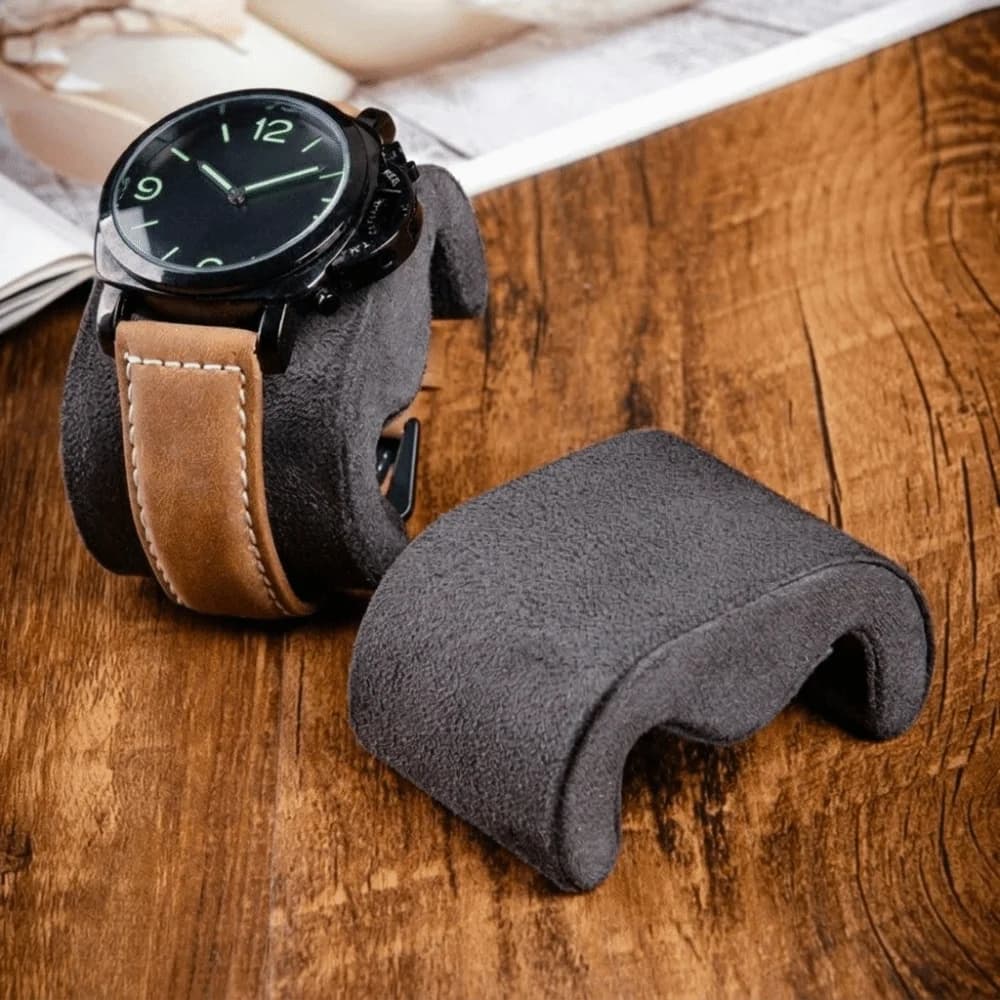 Soft Suede Watches Storage Pillow Multi Functional Velvet Material Wristwatch Cushion Display Function Durable