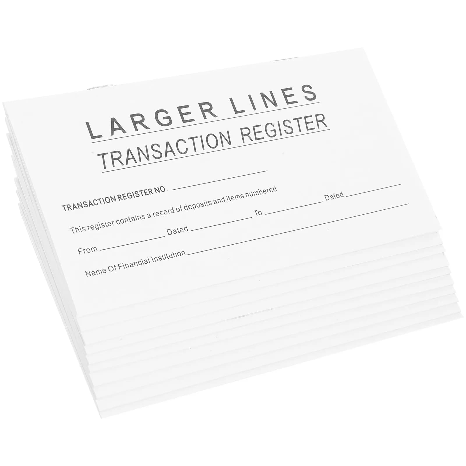 10 Quaderni per Gestione Finanziaria, Registro Contabile Personale, Registro Trasazioni, Monitor Spese, Pianificatore di Budget