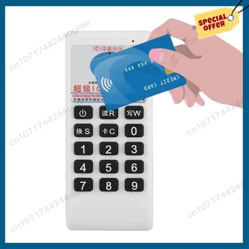 -A15I Lettore e scrittore di schede IC RFID NFC + 5XUID Card/Keychain 125Khz-13.56MHZ Duplicatore Lettore di smart card RFID Duplicatore ID IC