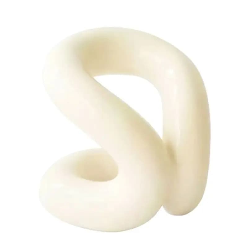 A76I- Pen Holder Minimalist Design Rope Knot Toothbrush Holders Brush Stand For Bathroom Vanity & Countertops Decor-B Dur