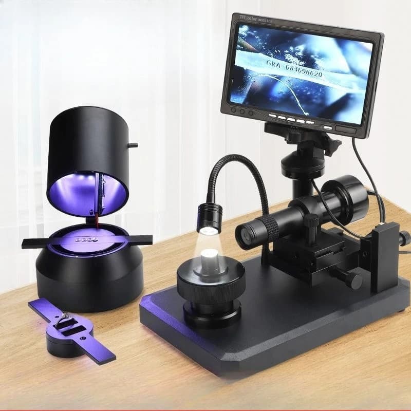 Strumento con codice in vita con diamante Microscopio laser Prisma elettronico in vita ad alta definizione Strumento di identificazione dell'anello con diamante