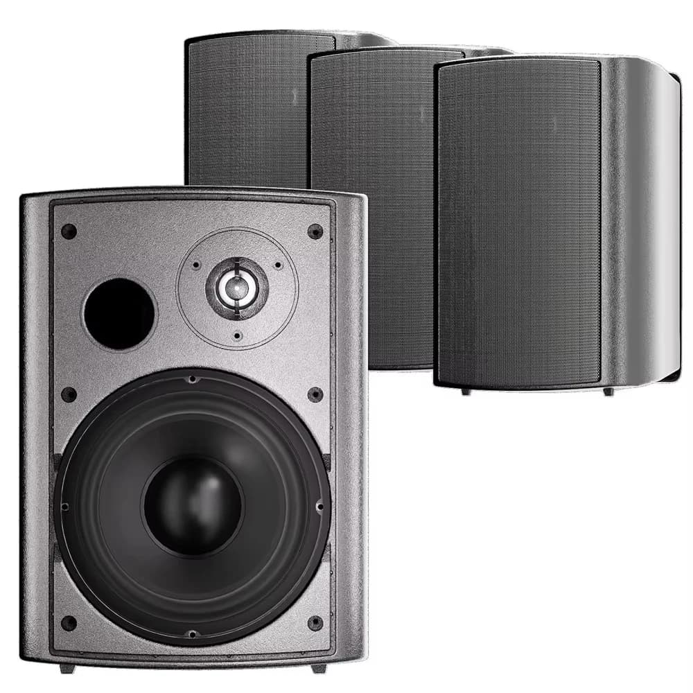 Altoparlante da Esterno Herdio 6.5 Pollici 800W Impermeabile Passivo da Parete Stereo Bass per Facile Installazione in Patio, Piscina, Giardino