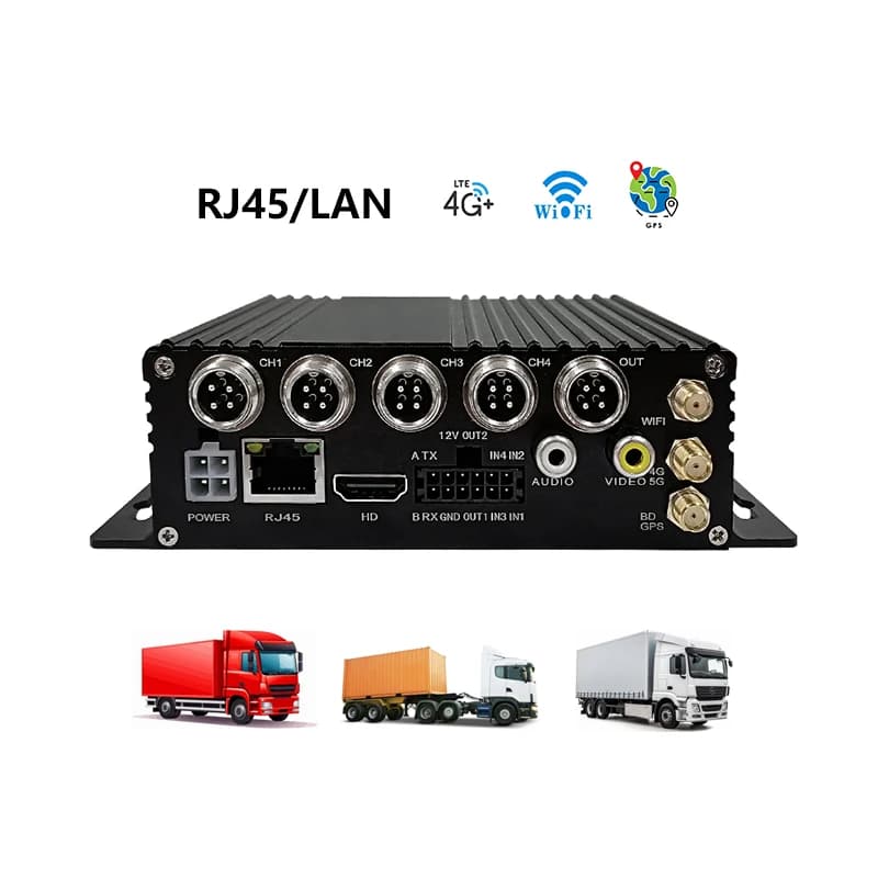 Suntex MDVR DVR mobile a 4 canali con videoregistratore per auto GPS WiFi 4G supporta doppie schede TF per autobus camion scatola nera per auto