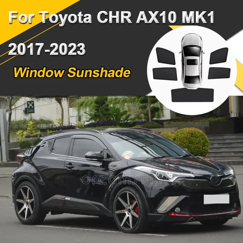 Auto Tende Da Sole Per Toyota CHR AX10 MK1 2017-2023 Parasole Protezione Privacy Isolamento Termico Magnetico Finestra Visiera Accessori