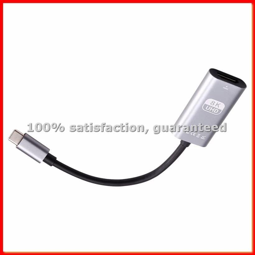 USB C-type adapter, USB C to HD-MI converter, HDTV 8K USB 3.1 compatible cable for Chromebook-A68X
