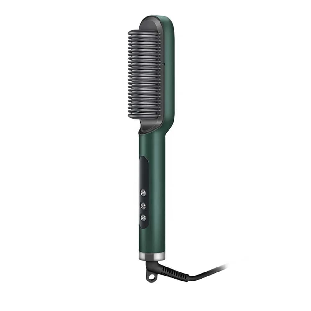 Electric Negative Ion Hair Straightener Brush with Scalp Massage Comb Beauty Salon Handheld Hair Brushes