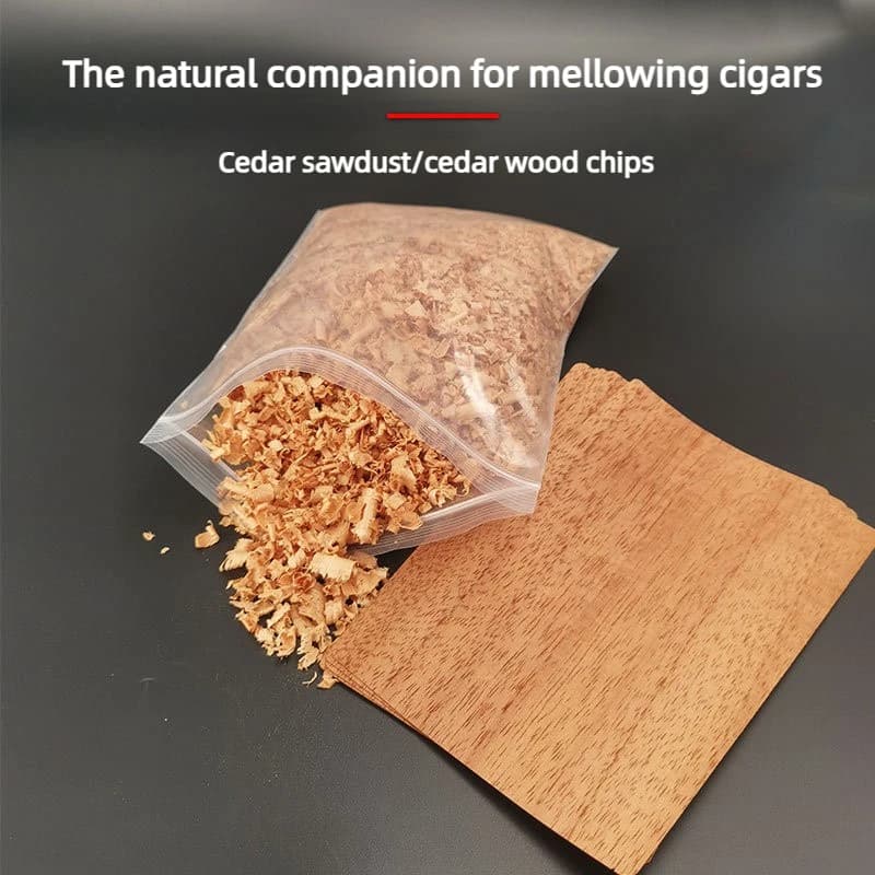 Trucioli di Legno di Cedro per Manutenzione, Anti-Insetti, Anti-Muffa, Speciali per Umidificazione Sigari, Trucioli Fini di Pino e Cedro