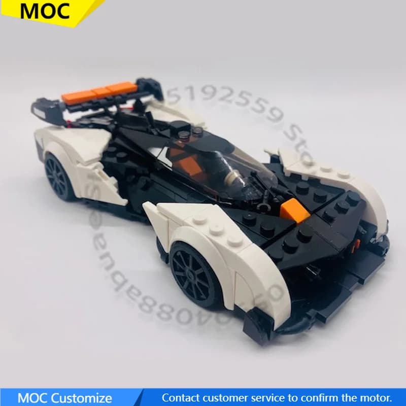309 pezzi di auto sportiva Solus GT MOC Personalizza tecnologia di blocchi modulari educativi semplici creativi regali di giocattoli per le vacanze fai da te