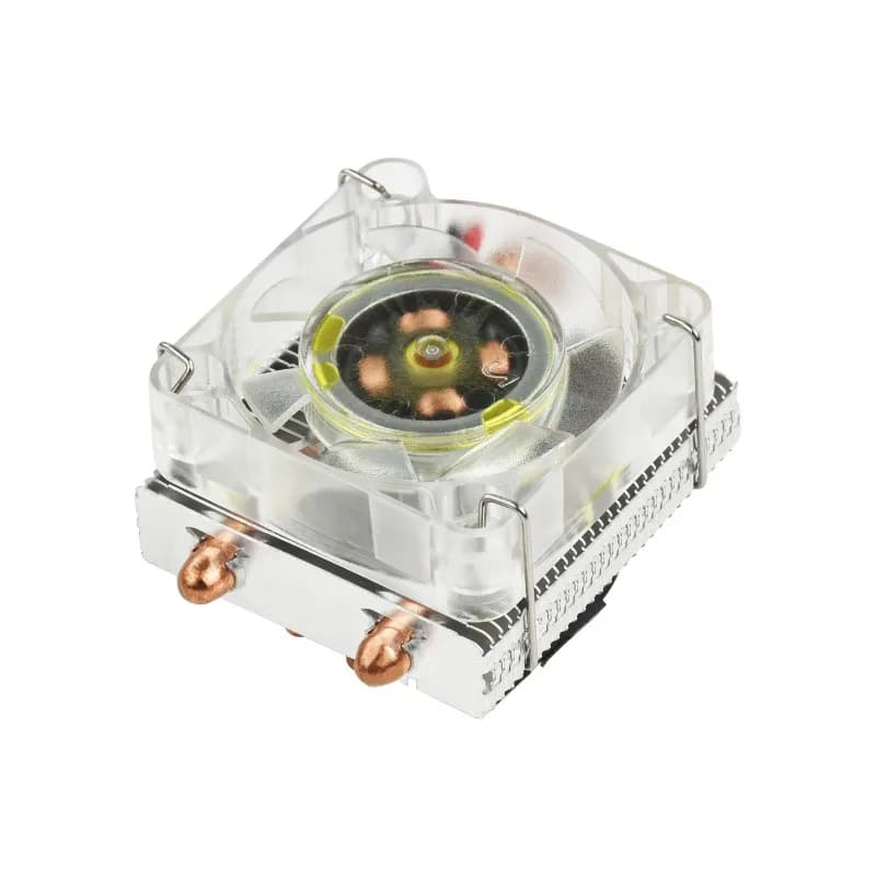 Ventola ICE Tower V2 per Pi, ventola di raffreddamento ICE Tower a basso profilo per Raspberry Pi 4B/3B+/3B, super dissipazione del calore