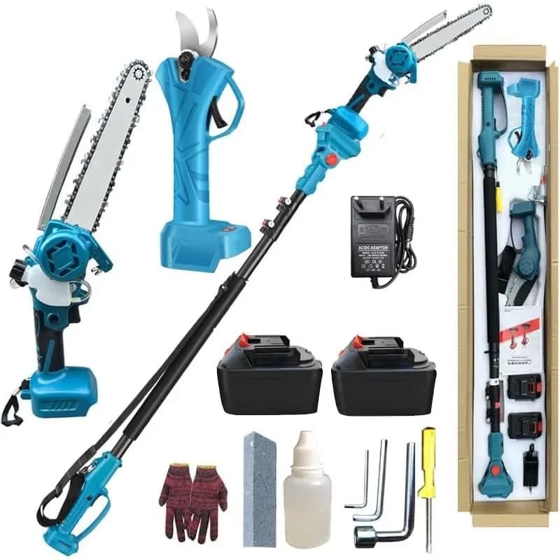Chain saw with telescopic rod 30 mm pruning shears Shears with long handle
