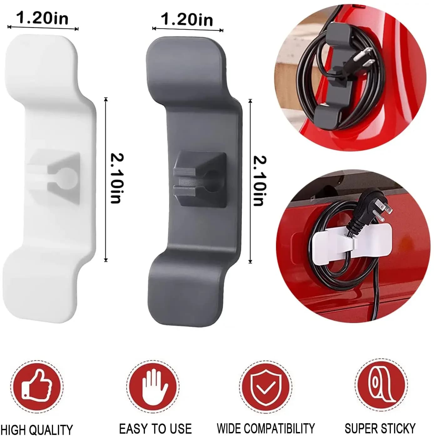 Cord Organizer Cable Management Clip Cable Storage Holder Keeper Wrapper Winder For Air Fryer Coffee Machine Kitchen Appliances