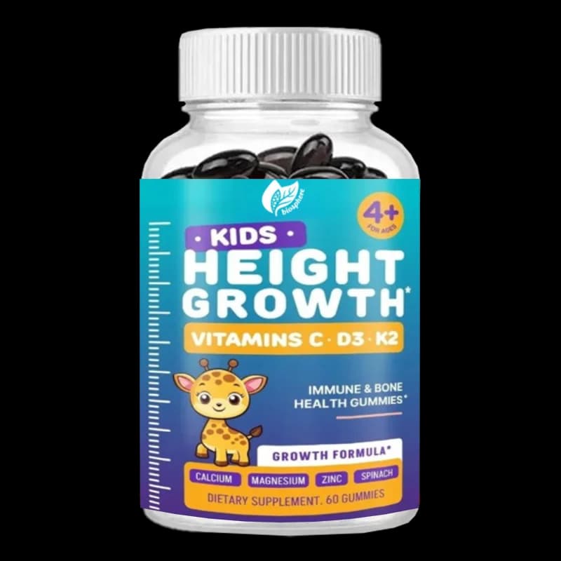 Bouquets for the growth of children's height - Supplements for the growth of adolescents' height - containing calcium, vitamin D C centersK2 centers Magnesium and zinc