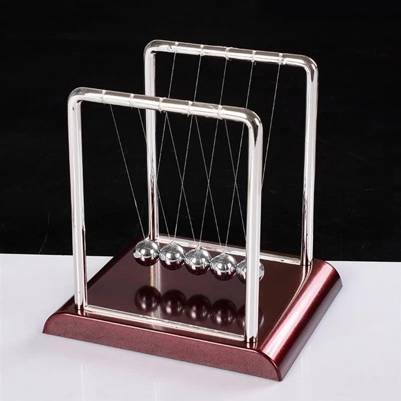 Newton Cradle Balance Steel Balls materiale didattico scolastico fisica scienza pendolo scrivania giocattolo regali decorazione della casa