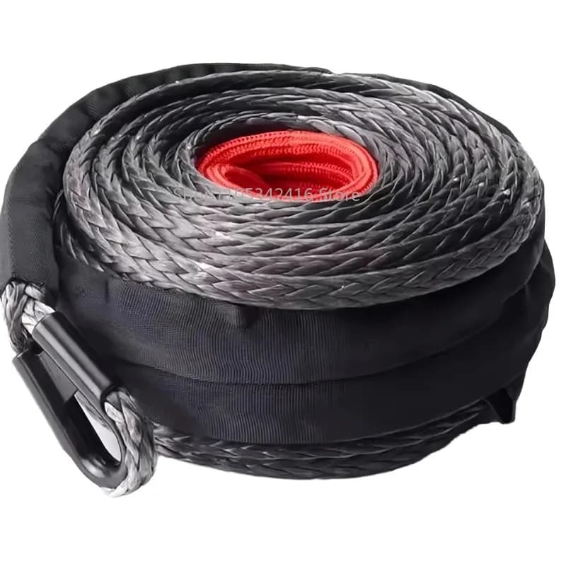 Cavo in UHMWPE da 12 mm x 30 m per verricello, fune in fibra sintetica per traino marino, recupero e sollevamento di emergenza