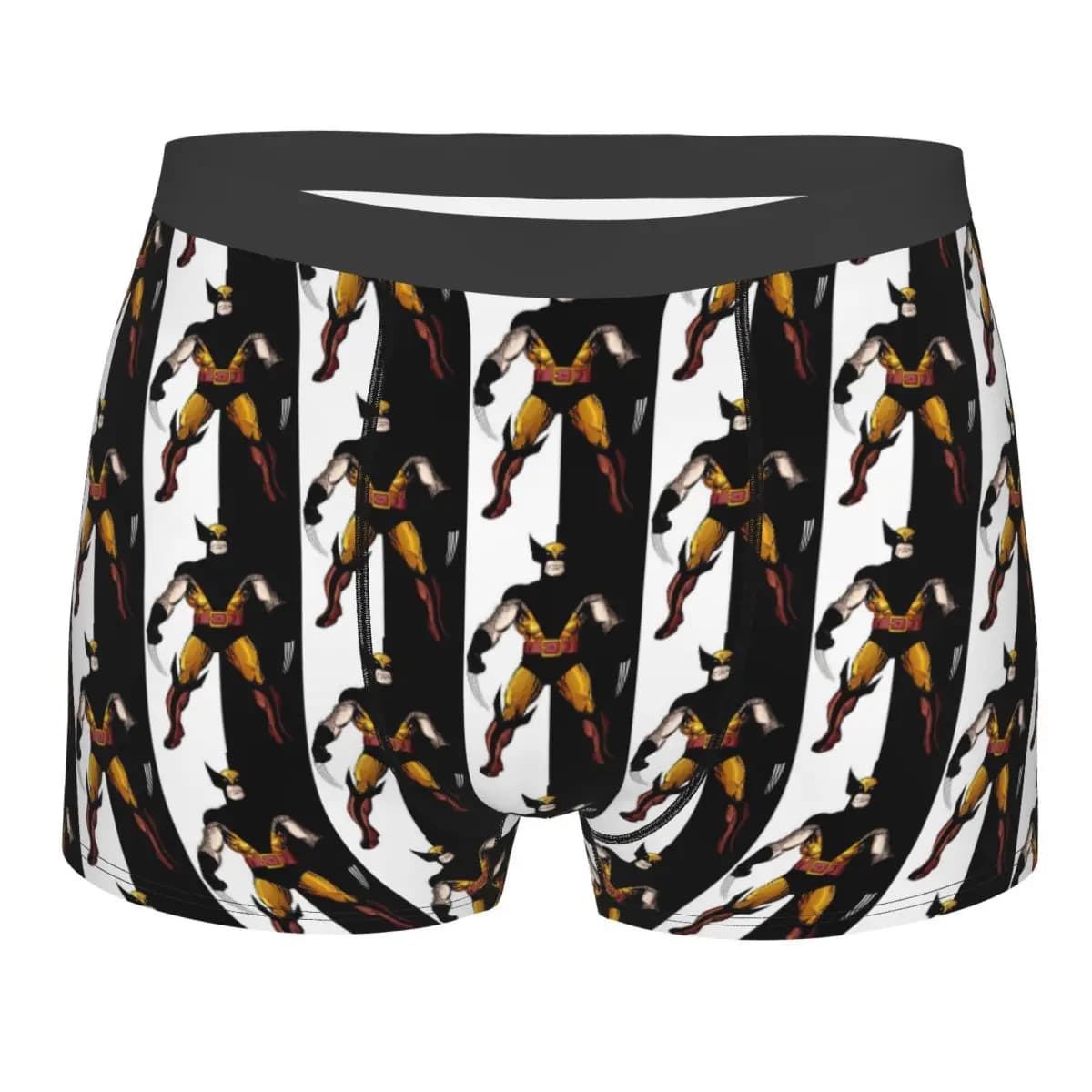 Personalized title of the film Wolverine, men's boxer with print, shorts, panties, breathable briefs
