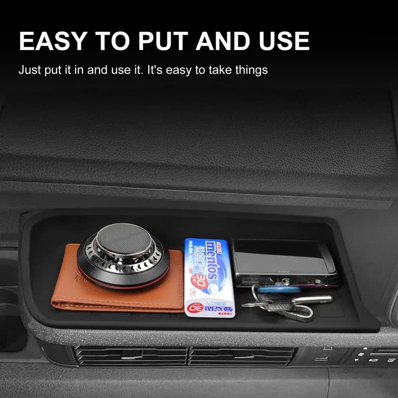 For Honda N-BOX JF5 JF6 New Car Copilot Storage Box Tray Pad Silicone Organizer Interior Accessories Tidying Modification Parts