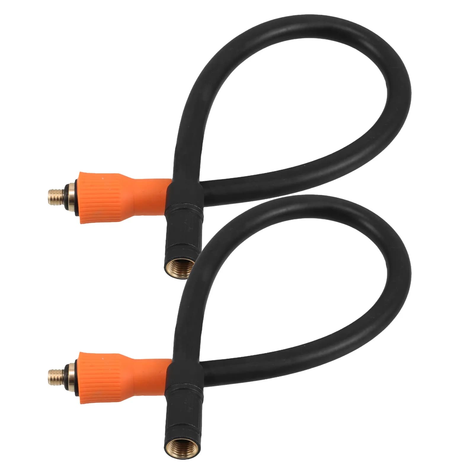 2Pcs M6 Threaded Inflator Hose Extension Tube Air Compressor Pump Hose for Car Bike Motorcycle Tire Inflation Quick Leakproof