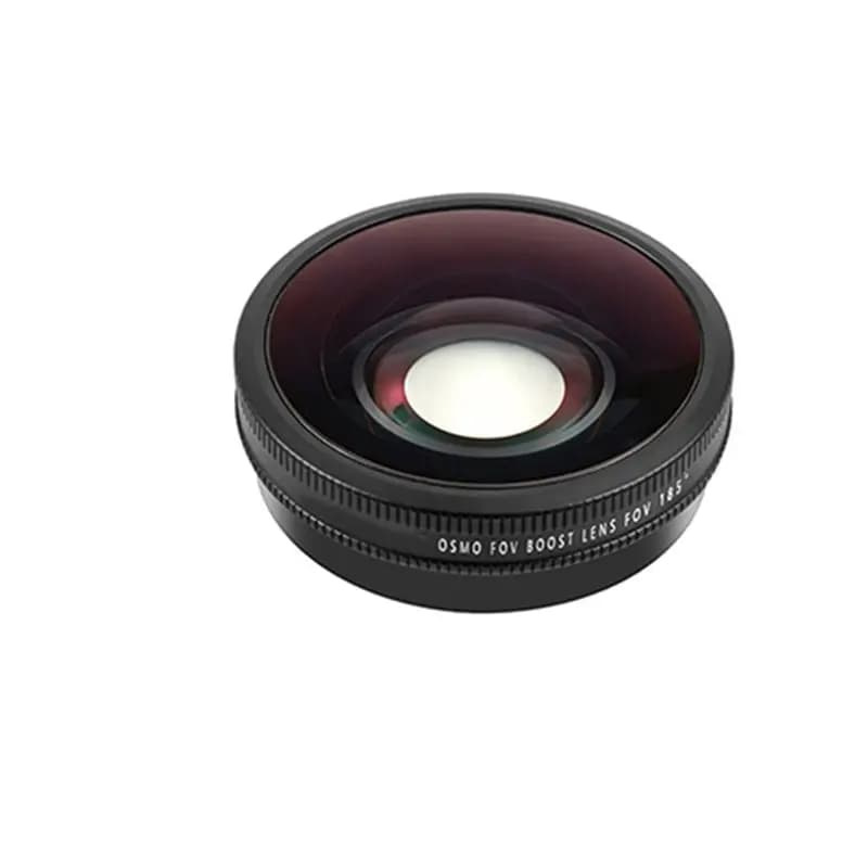 M09K For DJI Osmo Action 6 185 Degree FOV Boost Lens Wide Angle Lens Action Cam Lens Sport Camera Accessories