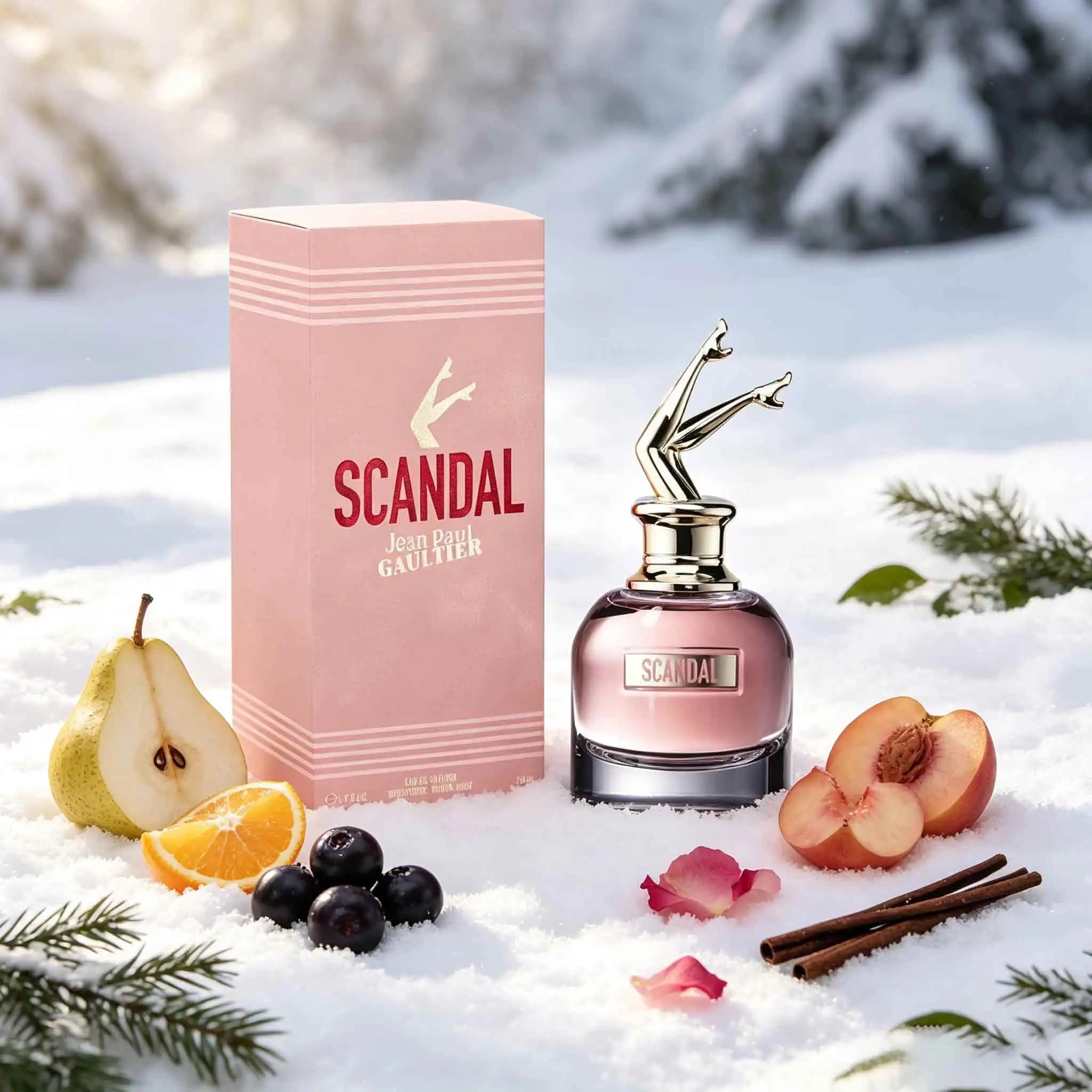Jean Paul Gaultier Scandal Perfume, Creative Artistic Bottle, Honey Gourmand‑Floral Fragrance, Premium Pink Textured Gft Box, Perfect Gift For Birthday, Party And Anniversary.