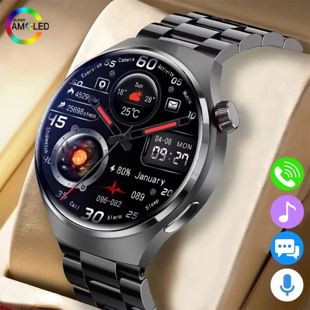 2025 New Men's Smart Watch HD Display Health Tracking Bluetooth Calling Voice Assistant Sports Smartwatch HT30