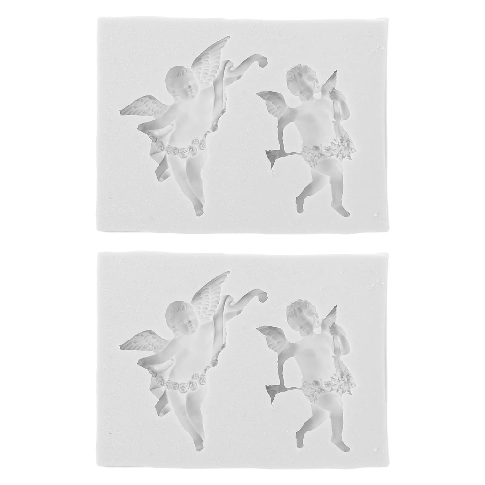 Candle Wax Mold DIY Plaster Craft Molds Aromatherapy 3D Silicone Decoration Angel Figurine Shape Soap Beeswax