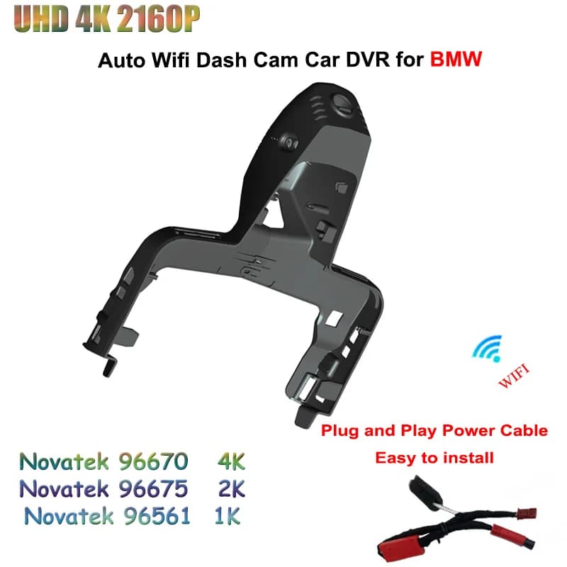 UHD 2160P 4K DVR for car Dash Cam for BMW series 7 2023 I7 2023 X1 X6 High configuration 2023 2K WIFI 24H Dedicated video recorder