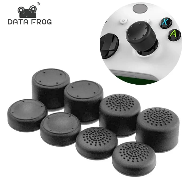 DATA FROG 8PCS Copri joystick in silicone analogico per PS5 PS4 Xbox One Series X S per controller Pro