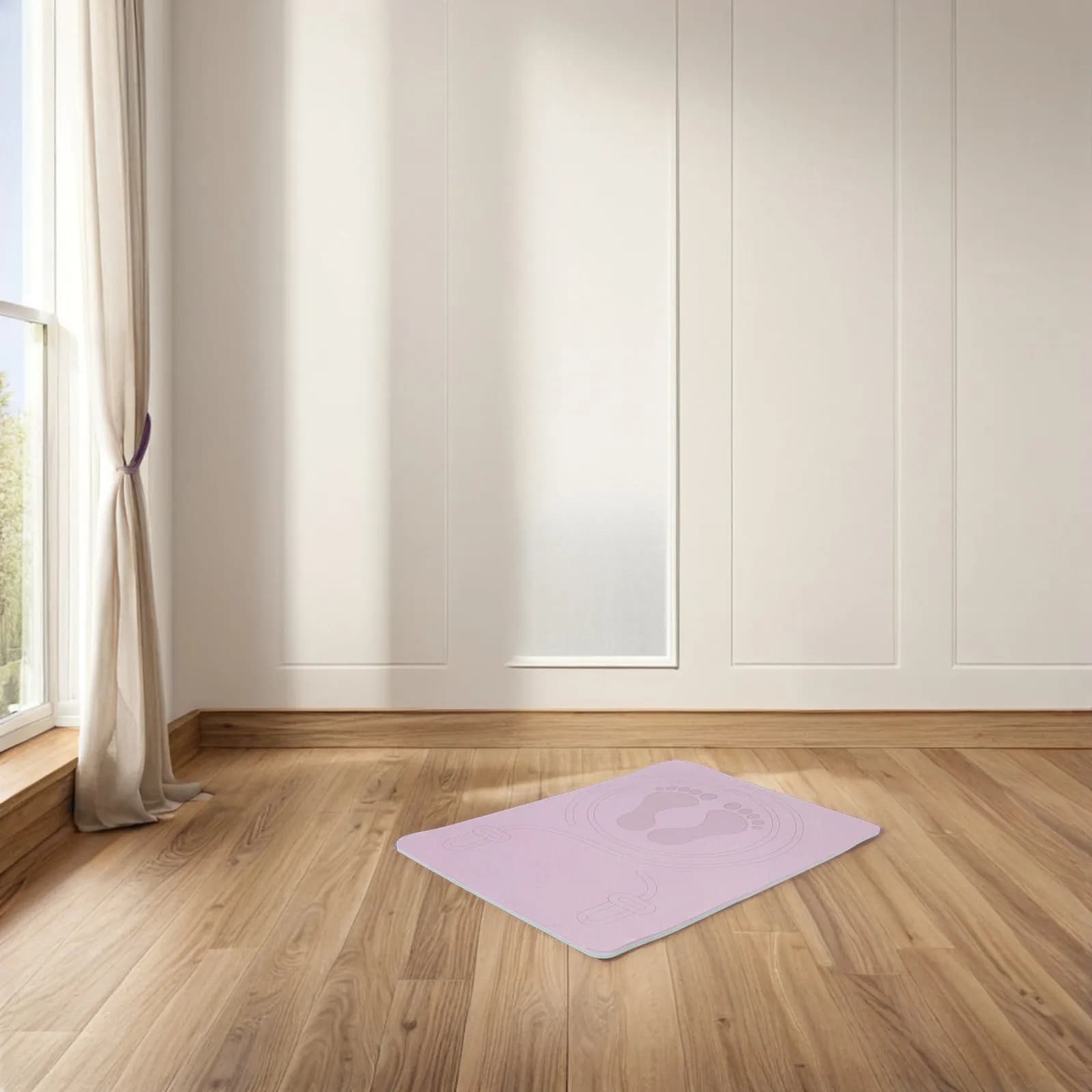Tappetino per saltare la corda in TPE, spesso, per allenamento indoor, ammortizzante, antiscivolo, protezione pavimento, silenzioso, per palestra e casa
