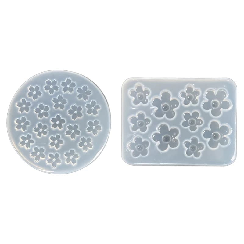 Piccoli fiori stampo in resina epossidica cristallo orecchini gioielli stampo in silicone artigianato fai da te