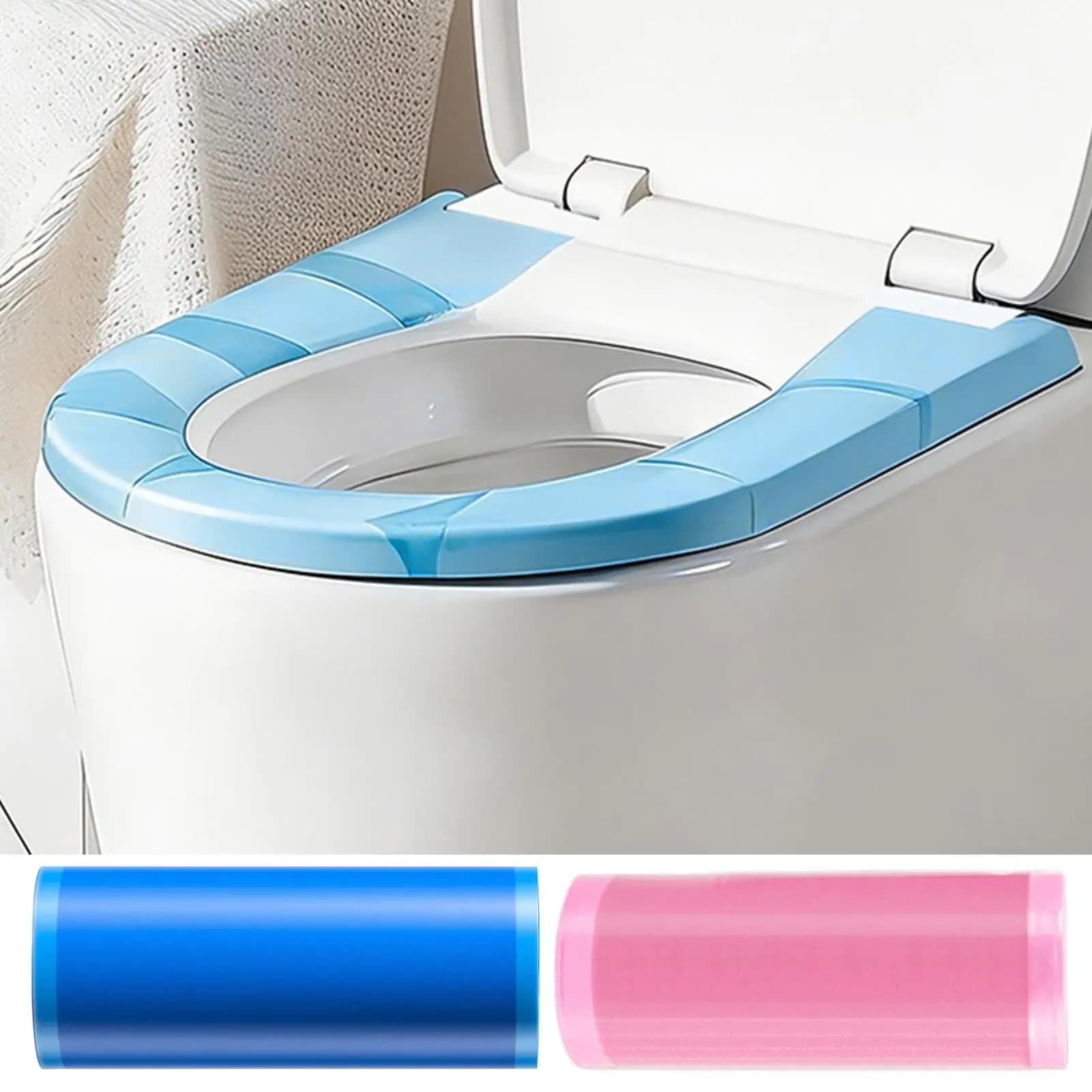 Portable Toilet Seat Cover Liners Multi-functional Disposable Potty Cushion Bathroom Sanitary Seat Cover for Outdoor Travel