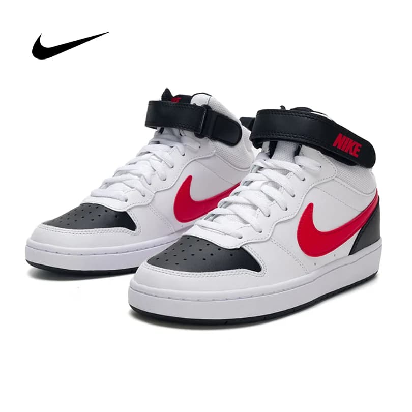 Nike Unisex Youth Court Borough Mid 2 Sneakers casual da esterno con cinturino in velcro CD7782-110