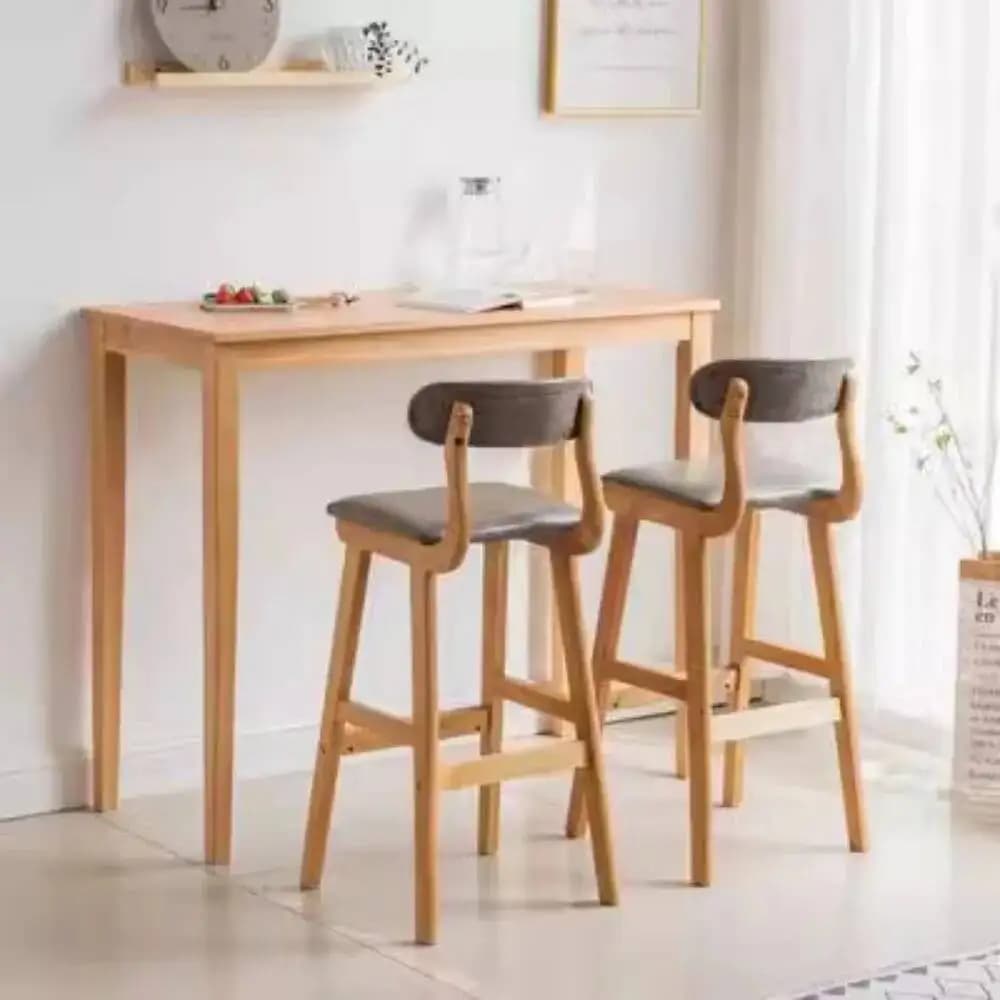 Bar Sedia da bar americana in legno De Retro Gaming Camera da letto Cucina Sedie interne alte Comode decorazioni uniche Tabourets