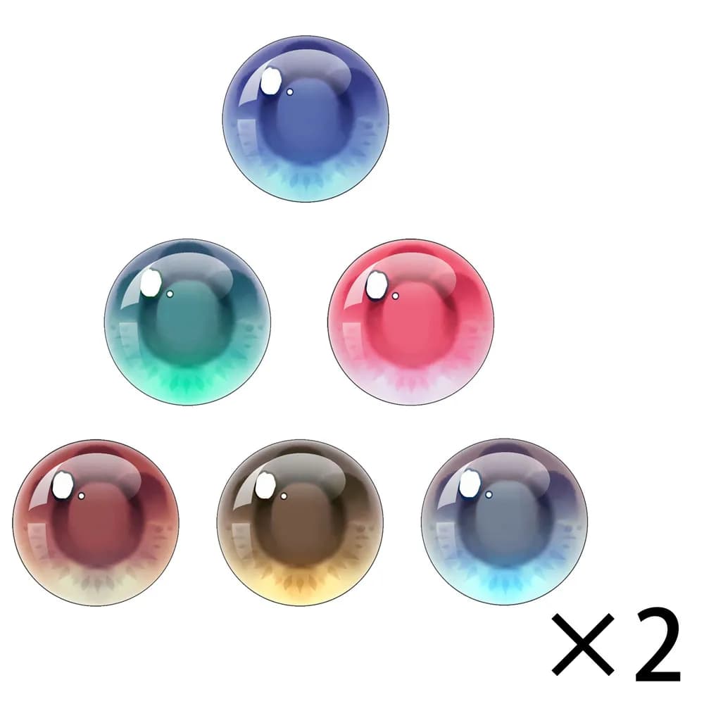 Bambole Blyth Occhi di vetro 10mm/12mm/14mm/16mm/18mm/20mm/25mm Animale Gatto Drago Occhi Cabochon in vetro rotondi Foto fatta a mano
