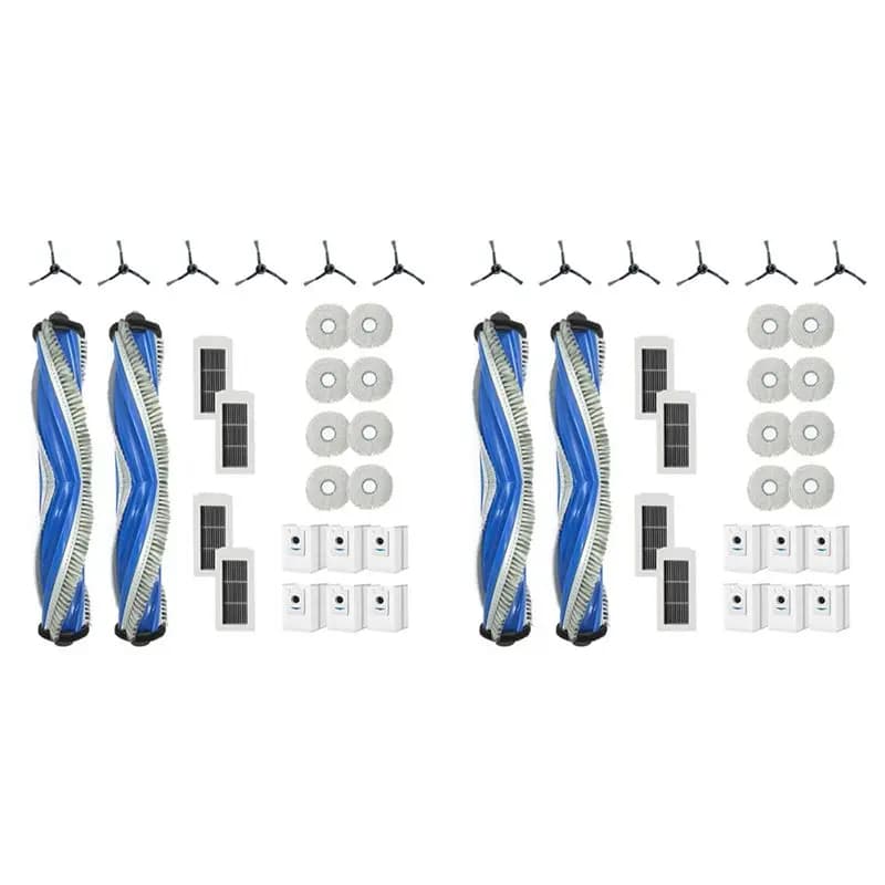 Set di accessori PZHI-2 per aspirapolvere Ecovacs Deebot X5 Omni X5 Pro, sacchetto per la pulizia, panni per la pulizia, spazzola principale, sacchetto.