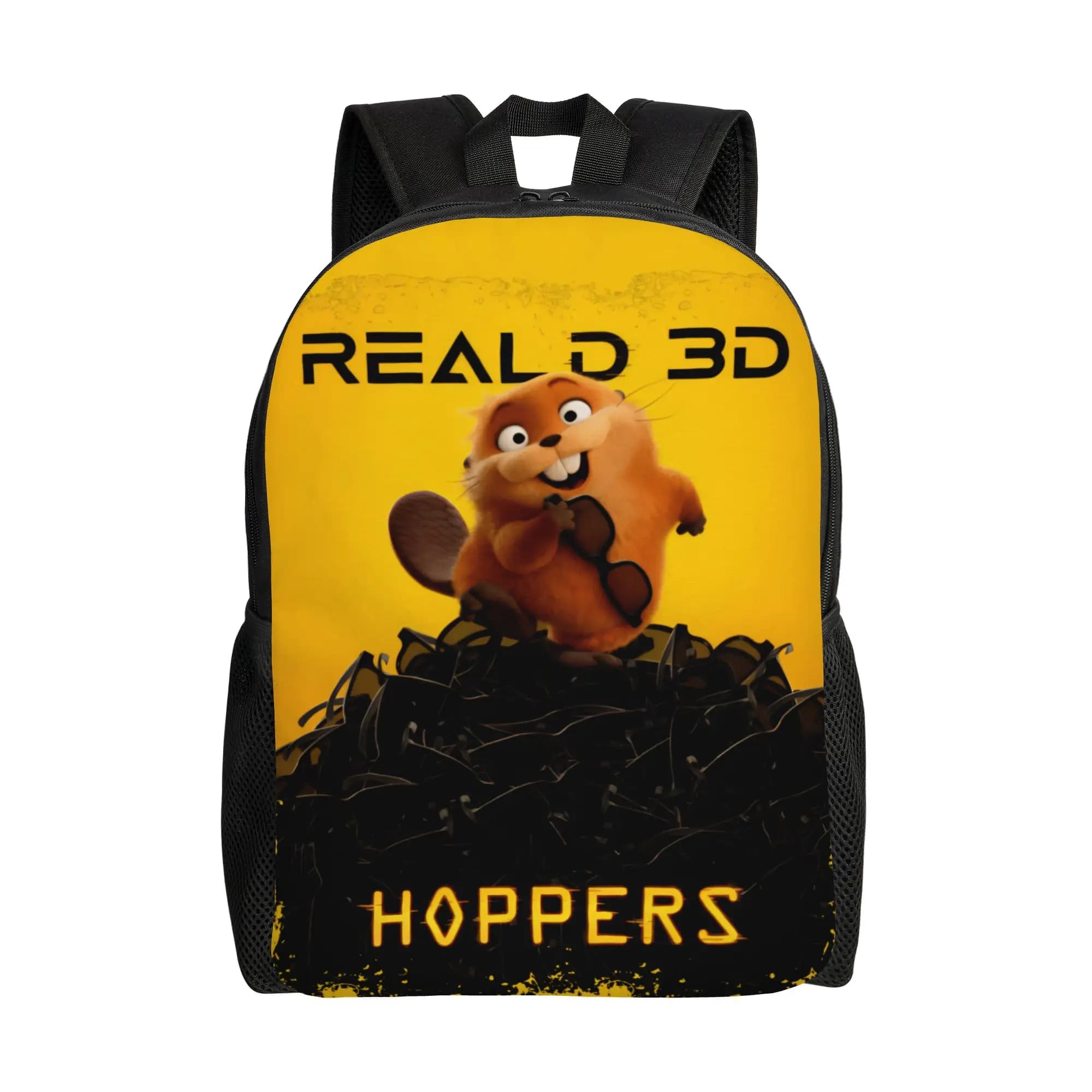 Zaino alla moda Hoppers Cartoon Movie, leggero, per scuola superiore, lavoro, per uomo e donna, borsa a tracolla per laptop