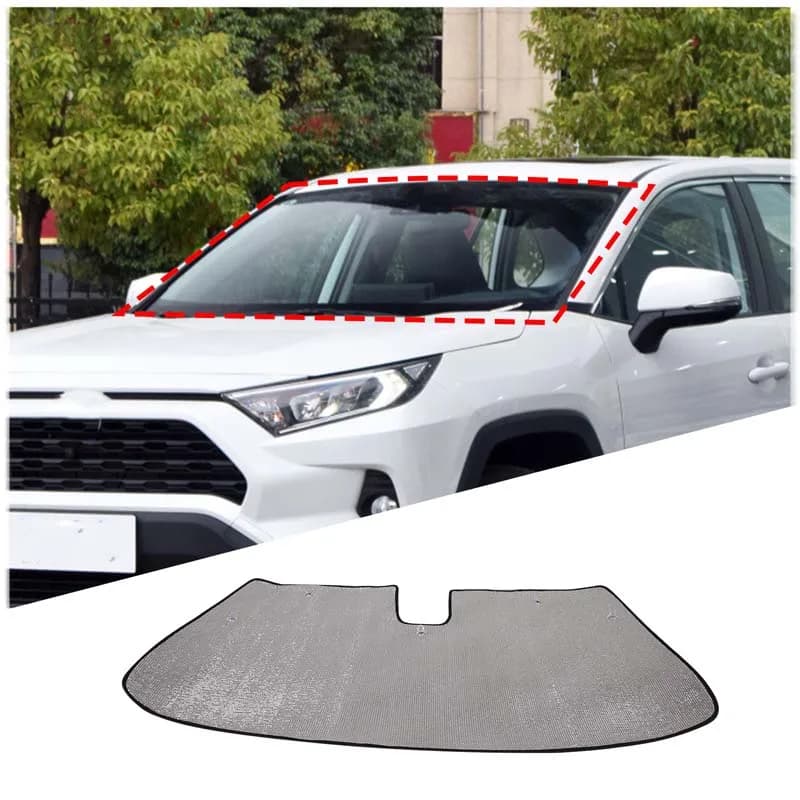 For Toyota RAV4 2021 Car Front Windshield Sunshades Sun Shade Covers Waterproof Heat Insulation Protector Cover