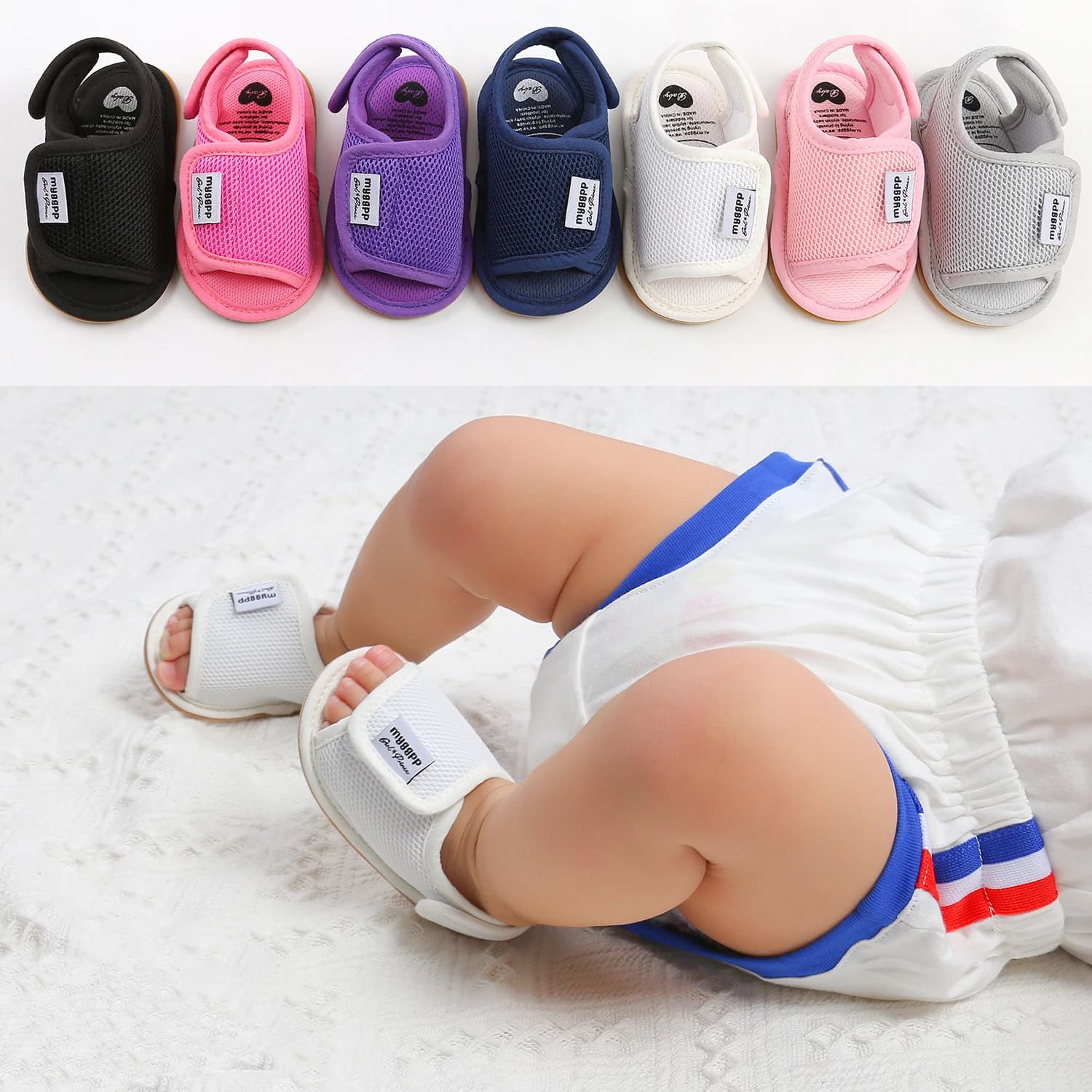 Baby Summer Shoes toddler Girl Boy Casual Sandals Infant Barefoot First Step Shoes Textile Huaraches Slippers Newborn Sapato