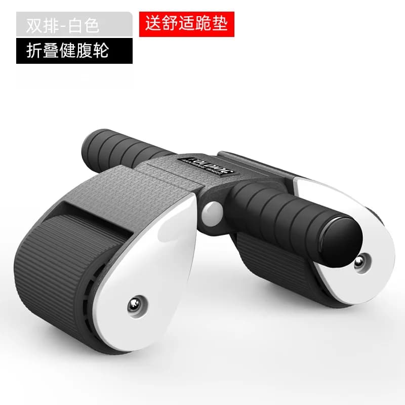 Foldable Abdominal Wheel, Double Wheel Fitness Wheel, Exercise and Fitness Equipment for Home Use Ab Rollers Body Building
