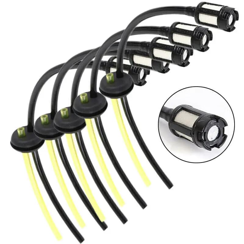 5 pcs fuel filter fuel pipe gasket with escaping bulbs for garden mower accessories