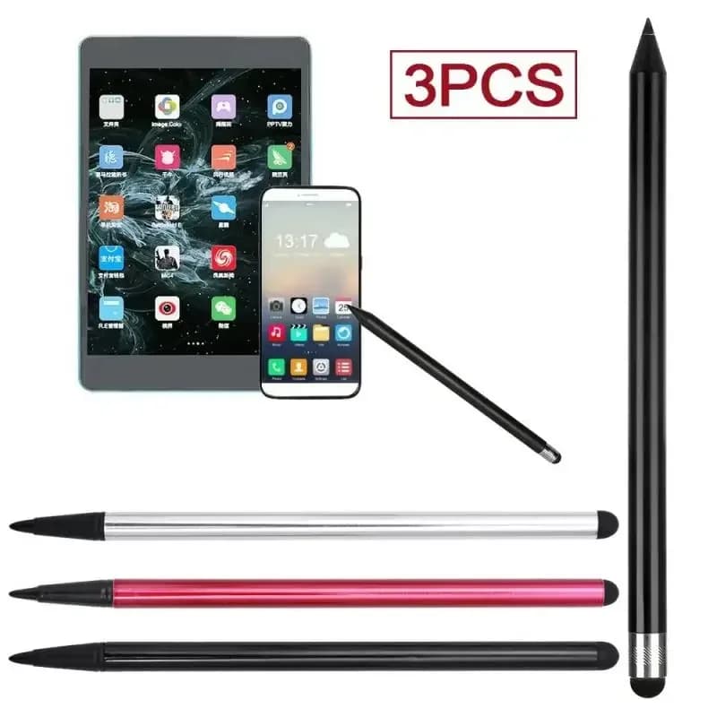 Penna touch screen per iPad Tablet Telefono cellulare Samsung Tab Tomtom Penne per tablet a testa tonda in gomma Stilo Matita Accessori per tablet