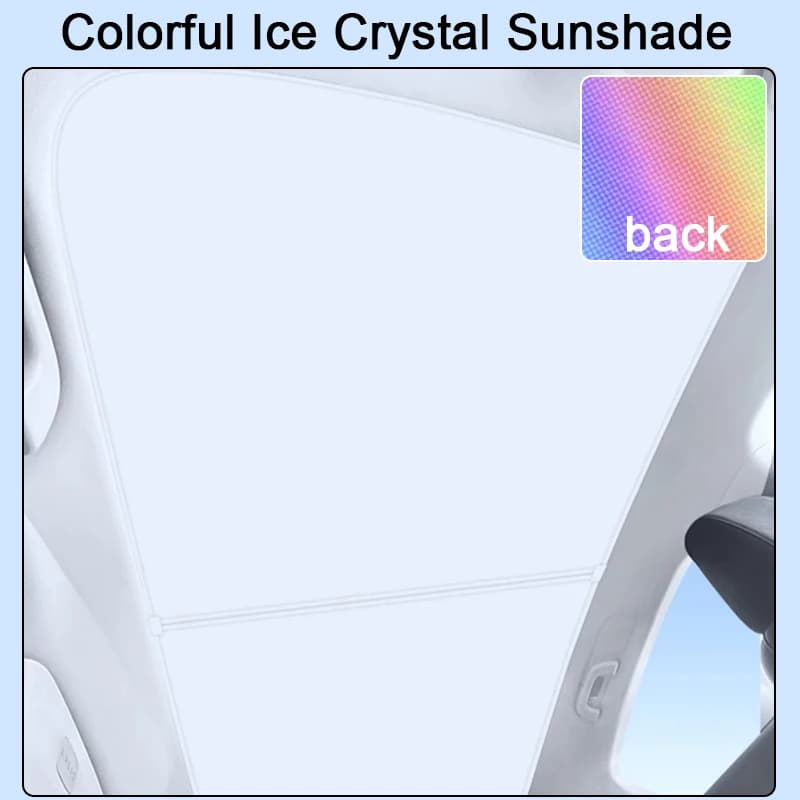 Misura per XPENG G6 2023 2024 2025 colorato Ice Crystal tetto auto parasole lucernario tenda ombreggiatura parabrezza copertura tetto apribile accessorio